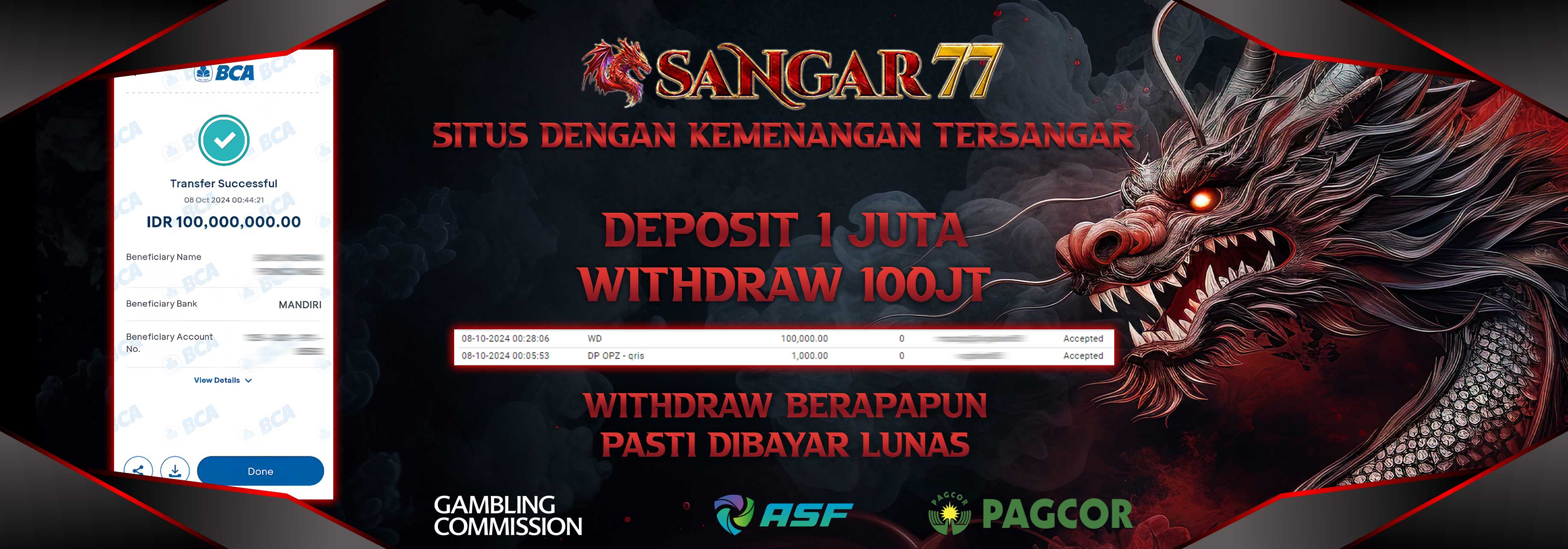 SITUS DENGAN KEMENANGAN TERSANGAR